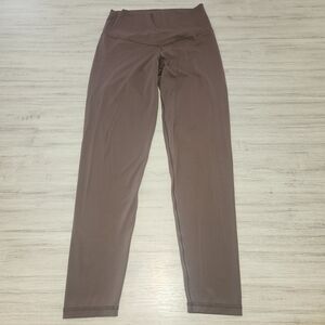 Offline By Aerie Real Me Brown Leggings High Rise Long Inseam Women's Size L A4